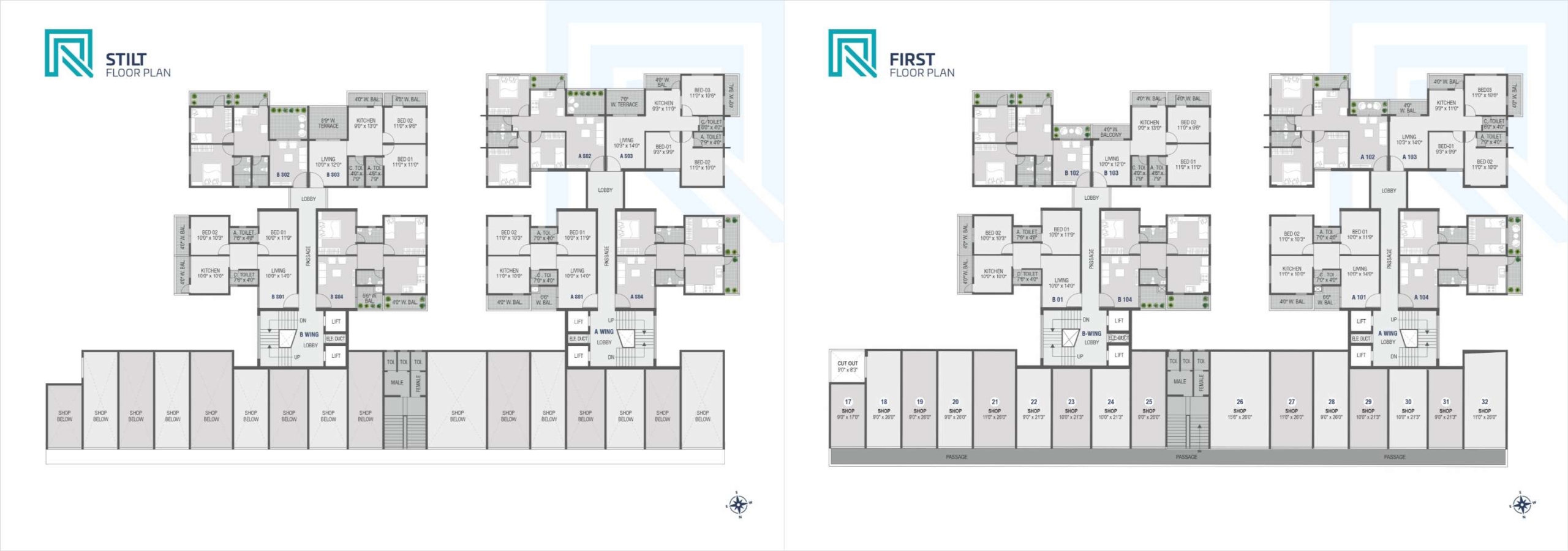 2BHK & 3 BHK Flat For Sale in Harsul, Chh.Sambhajinagar